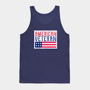 American Veteran - Retro design Tank Top